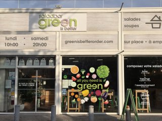 Restaurant Destreland Saladbar Green is better Destreland