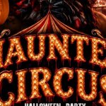 Affiche de Halloween Du W Club - Haunted Circus à Baie-Mahault
