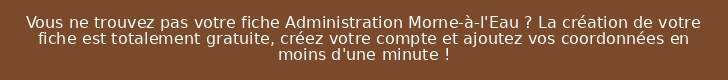 Vous ne trouvez pas votre fiche Administration Morne-à-l'Eau ? La création de votre fiche est totalement gratuite, créez votre compte et ajoutez vos coordonnées en moins d'une minute !