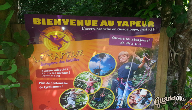 Accrobranche Le Tapeur Bouillante