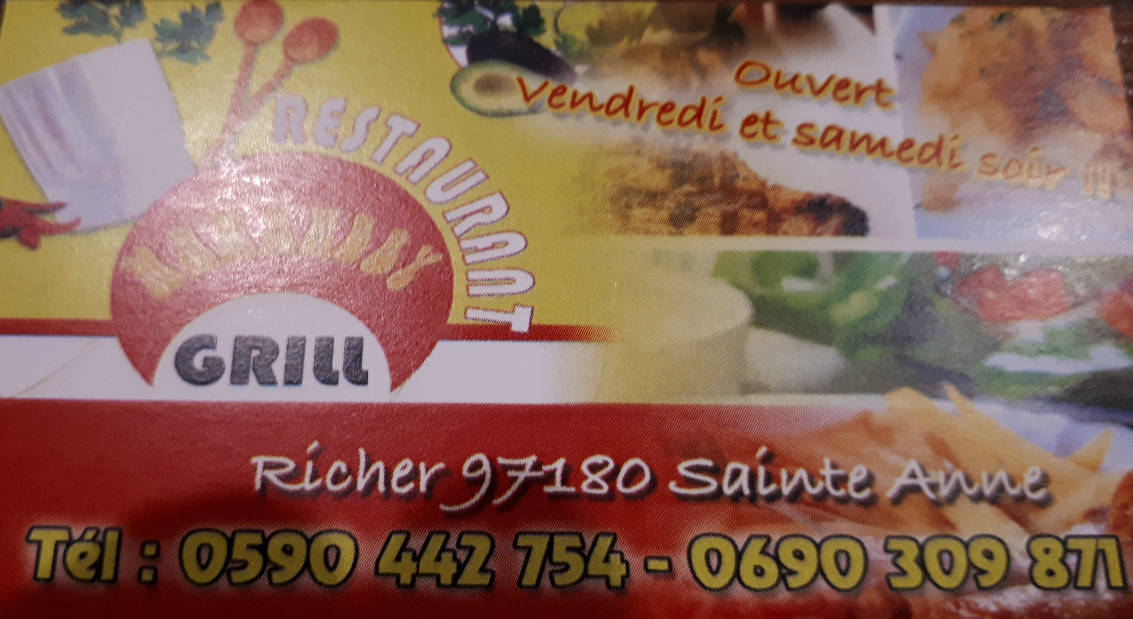 Le Mamandby Grill Sainte Anne