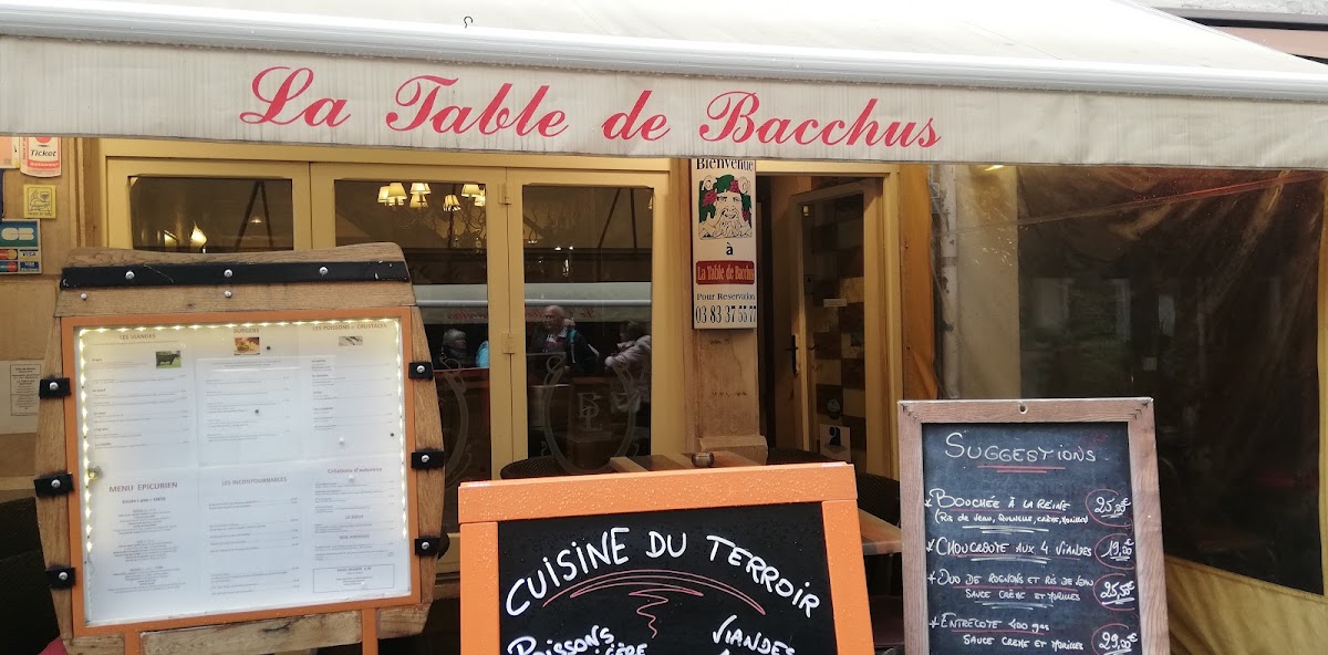 Restaurant la Table de Bacchus