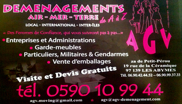 AGV Déménagement Les Abymes