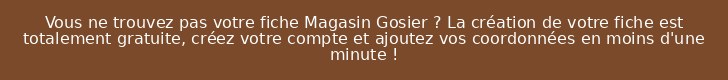 Vous ne trouvez pas votre fiche Magasin Gosier ? La création de votre fiche est totalement gratuite, créez votre compte et ajoutez vos coordonnées en moins d'une minute !